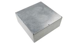 Obudowa ekranowana Srebrny, 250 x 250 x 100mm, RS PRO-71343