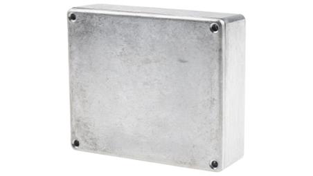 Obudowa ekranowana Srebrny, 119.9 x 100 x 35.7mm, RS PRO-71647