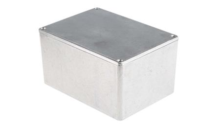 Obudowa ekranowana Srebrny, 139.1 x 101.5 x 76.7mm, RS PRO-71364