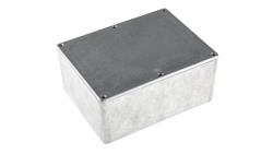 Obudowa ekranowana Srebrny, 165.8 x 127.3 x 76.3mm, RS PRO-71697