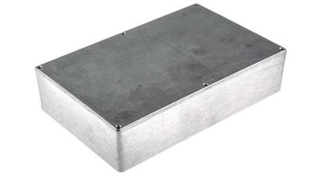 Obudowa ekranowana Srebrny IP66 Neopren, 275 x 175 x 65.5mm, RS PRO-71341