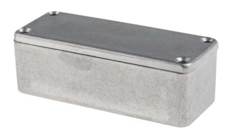 Obudowa ekranowana Srebrny IP66 Neopren, 89.1 x 35 x 30.3mm, RS PRO-71553