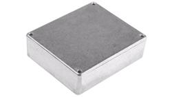 Obudowa ekranowana Srebrny IP66 Neopren, 119.9 x 100 x 35.7mm, RS PRO-71173