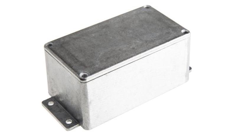 Obudowa ekranowana Srebrny z kołnierzem, 139.6 x 63.8 x 55mm, RS PRO-71224