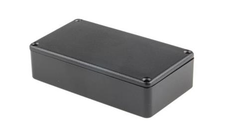 Obudowa ekranowana Czarny, 114.5 x 63.6 x 30.3mm, RS PRO-71462