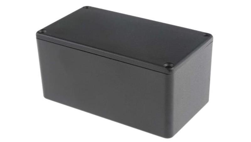 Obudowa ekranowana Czarny, 114.4 x 63.7 x 55.1mm, RS PRO-71347