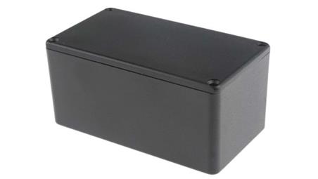 Obudowa ekranowana Czarny, 114.4 x 63.7 x 55.1mm, RS PRO-71347