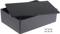 Obudowa ekranowana Czarny, 171.9 x 120.9 x 55mm, RS PRO-71294