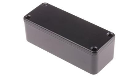 Obudowa ekranowana Czarny, 89.1 x 35 x 30.3mm, RS PRO-71312