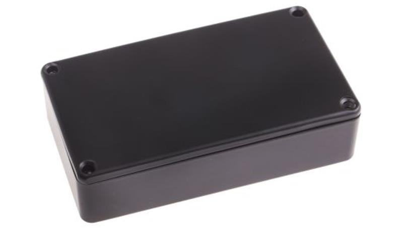 Obudowa ekranowana Czarny, 114.5 x 63.6 x 30.3mm, RS PRO-71550