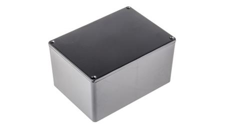 Obudowa ekranowana Czarny, 139.1 x 101.5 x 76.7mm, RS PRO-71962
