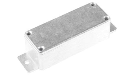 Obudowa ekranowana Srebrny z kołnierzem IP65 Neopren, 113.9 x 35.1 x 30mm, RS PRO-71730
