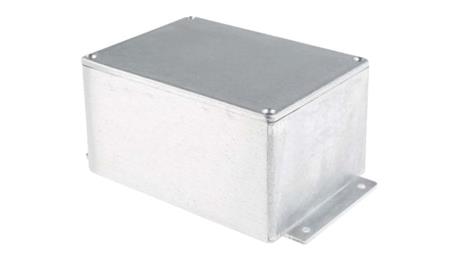 Obudowa ekranowana Srebrny z kołnierzem IP65 Neopren, 140 x 102 x 77mm, RS PRO-71523