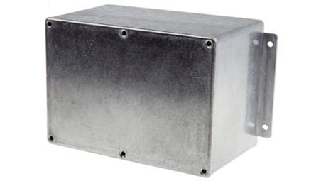 Obudowa ekranowana Srebrny z kołnierzem IP65 Neopren, 201.7 x 121.2 x 105.4mm, RS PRO-71352