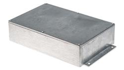 Obudowa ekranowana Srebrny z kołnierzem IP65 Neopren, 252 x 146.1 x 55.5mm, RS PRO-71633