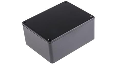 Obudowa ekranowana Czarny IP66 Neopren, 114.7 x 89.7 x 55.1mm, RS PRO-71253
