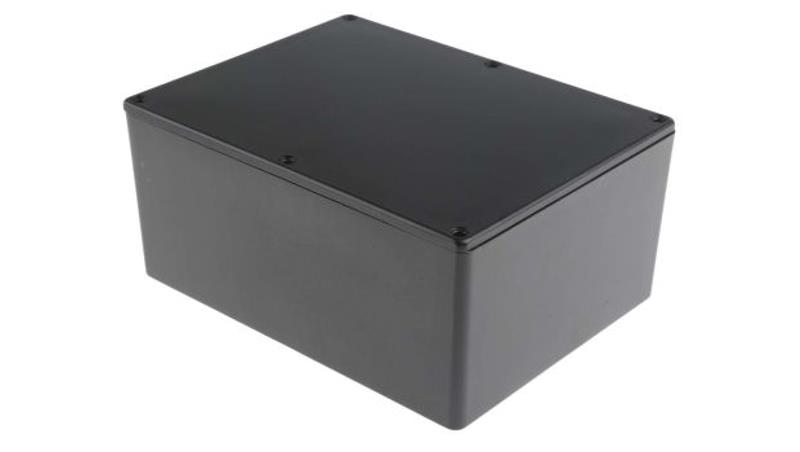 Obudowa ekranowana Czarny IP66 Neopren, 165.8 x 127.3 x 76.3mm, RS PRO-71311