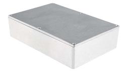 Obudowa ekranowana Srebrny IP66 Neopren, 222.1 x 145.9 x 55.9mm, RS PRO-71688