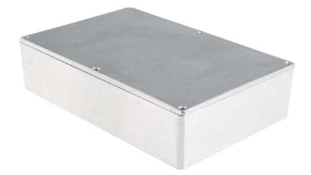 Obudowa ekranowana Srebrny IP66 Neopren, 222.1 x 145.9 x 55.9mm, RS PRO-71688