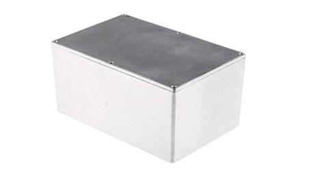 Obudowa ekranowana Srebrny IP66 Neopren, 222.2 x 146 x 106.5mm, RS PRO-71565