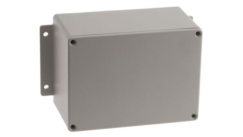 Obudowa ekranowana Szary z kołnierzem IP66 Neopren, 168.7 x 101.6 x 76.5mm, RS PRO-71784