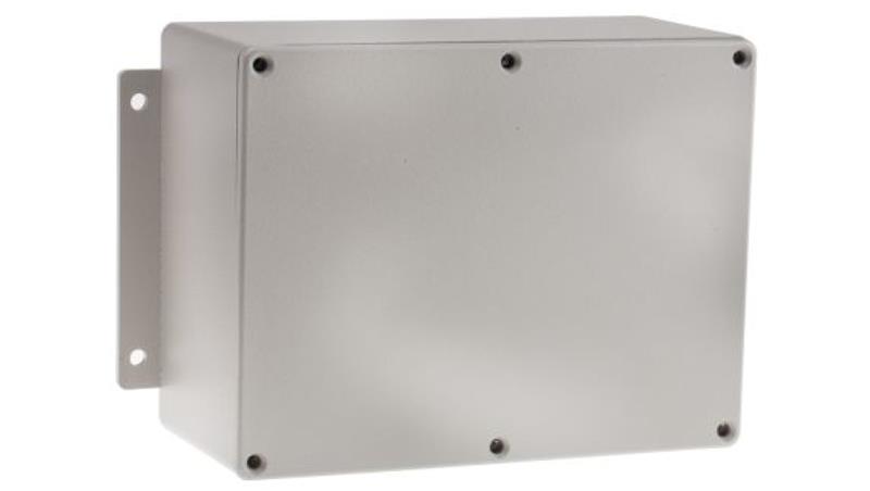Obudowa ekranowana Szary z kołnierzem IP67 Neopren, 165.3 x 127.2 x 77.5mm, RS PRO-71820