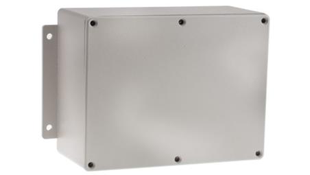 Obudowa ekranowana Szary z kołnierzem IP67 Neopren, 165.3 x 127.2 x 77.5mm, RS PRO-71820