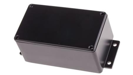 Obudowa ekranowana Czarny z kołnierzem IP66 Neopren, 139.6 x 63.8 x 55mm, RS PRO-71568
