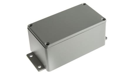 Obudowa ekranowana Szary z kołnierzem IP66 Silikon, 139.6 x 63.8 x 55mm, RS PRO-71927