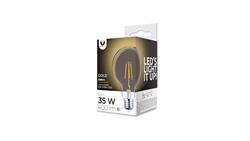Żarówka LED Filament E27 G95 4W 230V 2200K 400lm COG złota Forever Light-45641