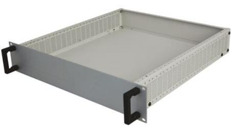 Wzmocniona obudowa do montażu w szafie, 1U, wentylowana, 44 x 483 x 466mm-72578