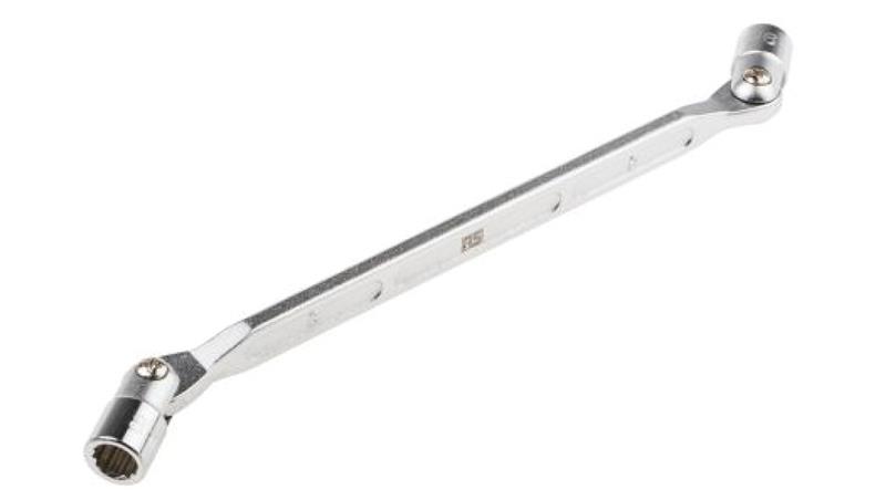 Klucz nasadowy, 8 mm, 9 mm, Stal chromowo-wanadowa, RS PRO-80989 Klucz nasadowy, 8 mm, 9 mm, Stal chromowo-wanadowa, RS PRO-80989