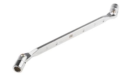 Klucz nasadowy, 8 mm, 9 mm, Stal chromowo-wanadowa, RS PRO-80989