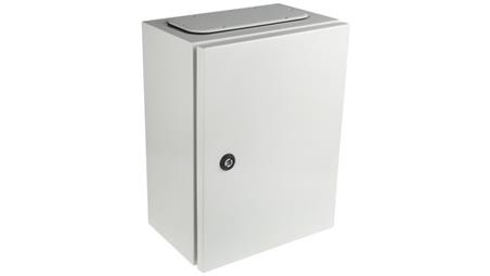 Szafka ścienna rozdzielcza Szary, materiał: Stal, IP65, 400 x 300 x 200mm, RS PRO-71717