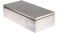 Puszka elektroinstalacyjna, 300 x 80 x 150mm, IP66, kolor Niemalowany, materiał Stal nierdzewna, RS PRO-27643