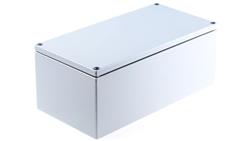 Puszka elektroinstalacyjna, 300 x 120 x 200mm, IP66, kolor Szary, materiał Stal miękka, RS PRO-27618