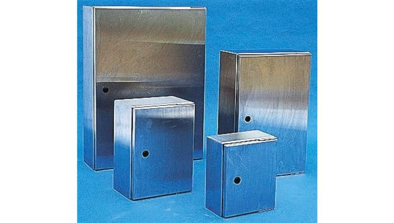 Szafka ścienna rozdzielcza, materiał: Stal nierdzewna typu 304, IP66, 500 x 400 x 200mm, RS PRO-71864