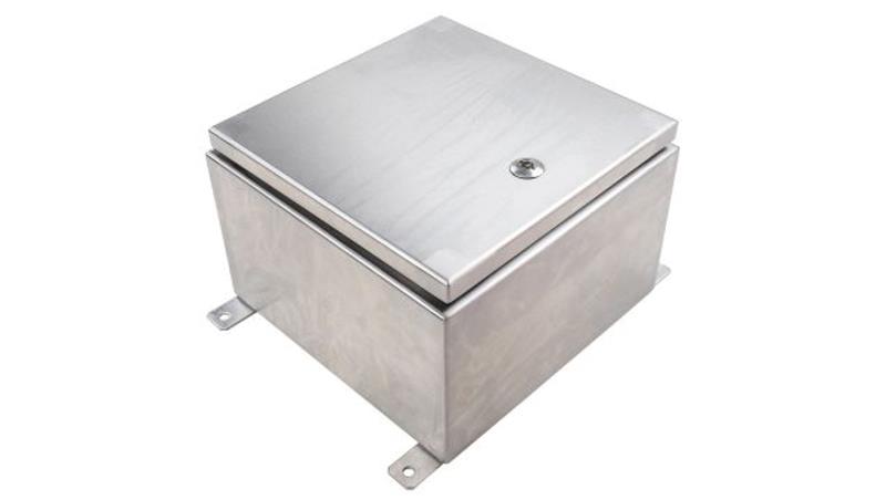Szafka ścienna rozdzielcza, materiał: Stal nierdzewna typu 304, IP69K, 300 x 300 x 200mm, RS PRO-71648 Szafka ścienna rozdzielcza, materiał: Stal nierdzewna typu 304, IP69K, 300 x 300 x 200mm, RS PRO-71648