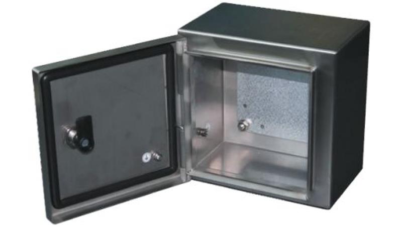 Szafka ścienna rozdzielcza, materiał: Stal nierdzewna typu 304, IP66, 300 x 400 x 200mm, RS PRO-71942