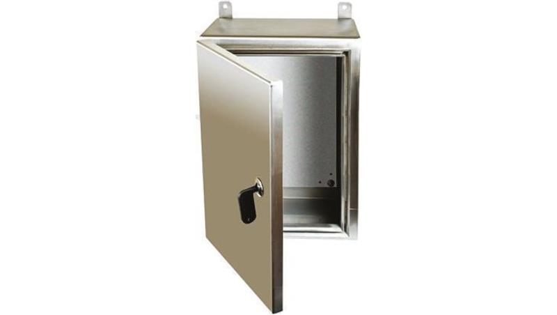 Szafka ścienna rozdzielcza, materiał: Stal nierdzewna typu 304, IP69K, 300 x 400 x 200mm, RS PRO-71605 Szafka ścienna rozdzielcza, materiał: Stal nierdzewna typu 304, IP69K, 300 x 400 x 200mm, RS PRO-71605