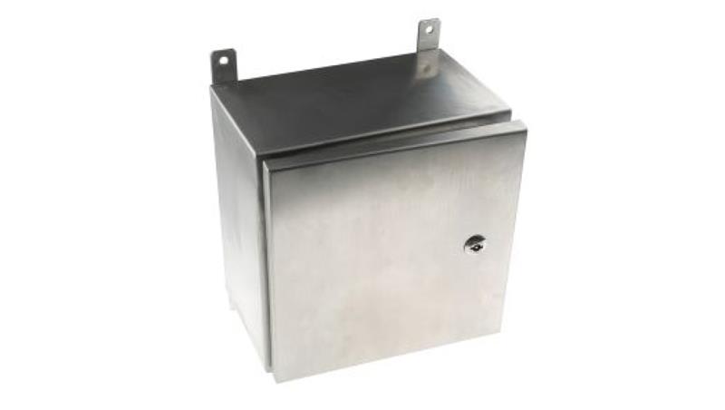 Szafka ścienna rozdzielcza, materiał: Stal nierdzewna 316, IP69K, 300 x 300 x 200mm, RS PRO-71665