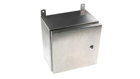 Szafka ścienna rozdzielcza, materiał: Stal nierdzewna 316, IP69K, 300 x 300 x 200mm, RS PRO-71665