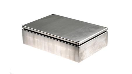 Szafka ścienna rozdzielcza, materiał: Stal nierdzewna typu 304, IP66, 200 x 300 x 80mm, RS PRO-70906