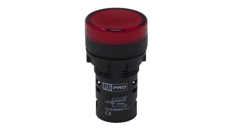 Kontrolka, O 22mm, IP65, RS PRO-6796