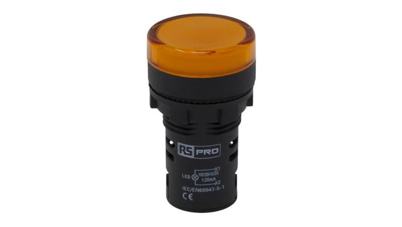 Kontrolka, O 22mm, IP65, RS PRO-6813 Kontrolka, O 22mm, IP65, RS PRO-6813