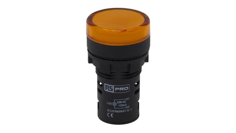 Kontrolka, O 22mm, IP65, RS PRO-6855 Kontrolka, O 22mm, IP65, RS PRO-6855