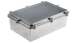 Obudowa ekranowana Srebrny IP67 Silikon, 262 x 182 x 90mm, RS PRO-71655