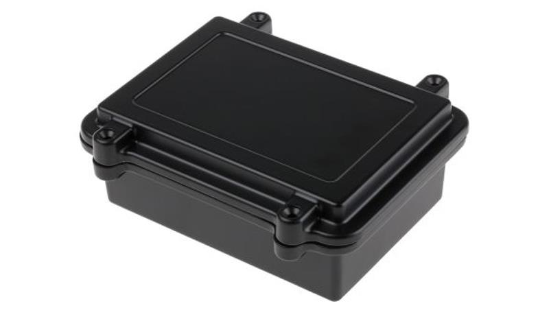 Obudowa ekranowana Czarny z kołnierzem IP67 Silikon, 152 x 112 x 55mm, RS PRO-71929 Obudowa ekranowana Czarny z kołnierzem IP67 Silikon, 152 x 112 x 55mm, RS PRO-71929