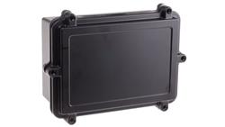 Obudowa ekranowana Czarny z kołnierzem IP67 Silikon, 202 x 142 x 80mm, RS PRO-71758