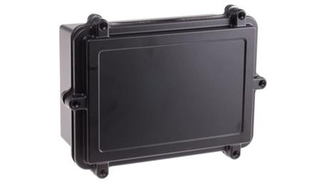 Obudowa ekranowana Czarny z kołnierzem IP67 Silikon, 202 x 142 x 80mm, RS PRO-71758